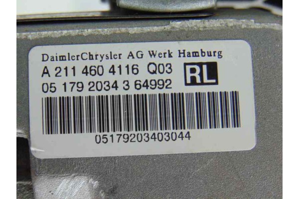 Columna direccion, Mercedes-benz Clase e (Bm 211) Berlina E 320 CDI 4-Matic (211.089) 2005, A2114604116