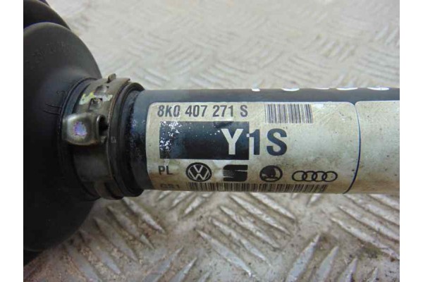 Transmision delantera izquierda, Audi A5 Coupe (8T) 2.7 Tdi 2010, 8K0407271S