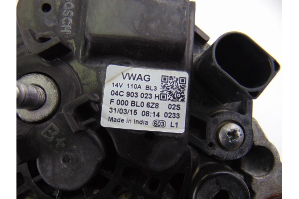 Alternador, Seat Ibiza Sc (6P5) Style Connect 2016, 04C903023H