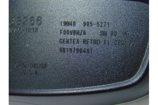 Espejo, Peugeot 508 GT Line 2018, 98197904XT