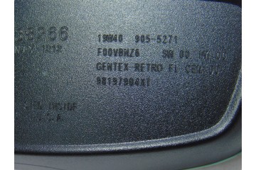 Espejo, Peugeot 508 GT Line 2018, 98197904XT