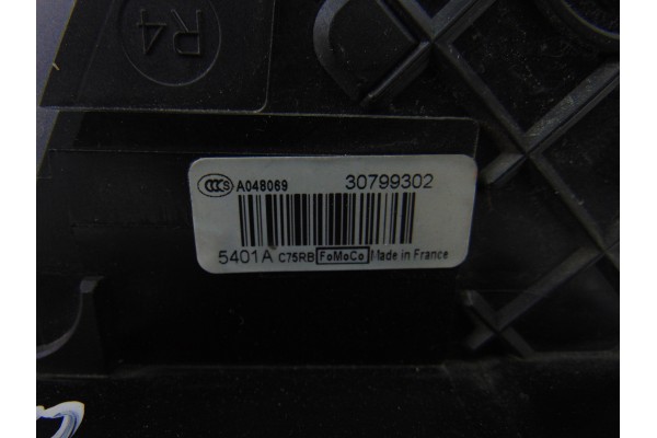 Cerradura puerta delantera derecha, Volvo V50 Familiar D4 Kinetic 2011, 30799302