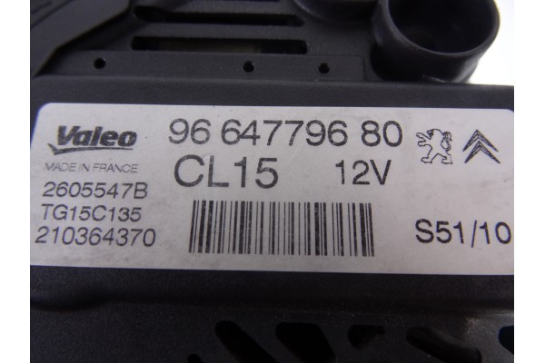 9664779680 ALTERNADOR PEUGEOT 207
