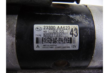 Motor arranque, Subaru Forester (S12/SH) XS Classic 2010, 23300AA620