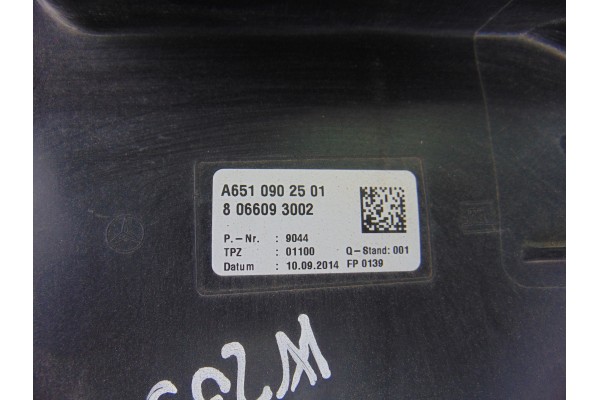 Filtro aire, Mercedes-benz Clase C (Bm 205) Berlina C 300 CDI BlueTEC Hybrid (205.012) 2014, A6510902501