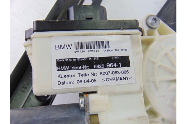 Elevalunas delantero derecho, BMW Serie X3 (E83) 2.0d 2005, 6925964 usado 6