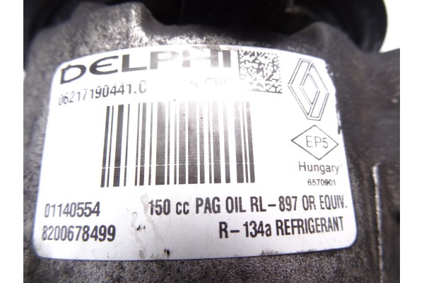 8200678499  COMPRESOR AIRE ACONDICIONADO RENAULT SCENIC II (JM) Confort Dynamique 2007 8200678499 208560 RENAULT - 2