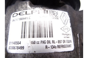 8200678499  COMPRESOR AIRE ACONDICIONADO RENAULT SCENIC II (JM) Confort Dynamique 2007 8200678499 208560 RENAULT - 2