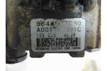 Alternador, Fiat I Scudo (222) 1.9 D EL Caja cerrada 2003, 9644927080
