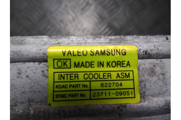 2371109051 INTERCOOLER SSANGYONG ACTYON 200 Xdi 2010 2371109051 209214 SSANGYONG - 2