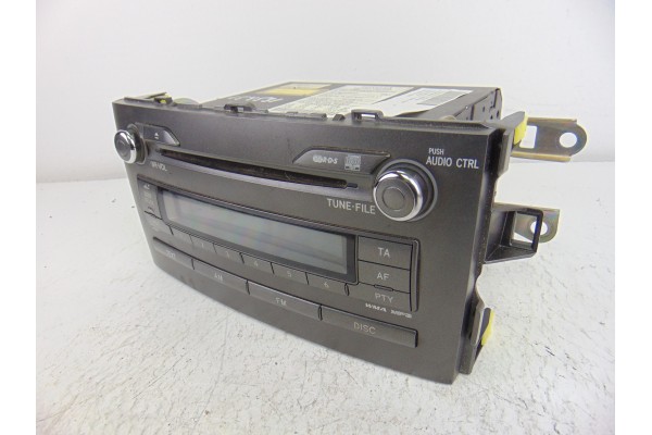 Sistema audio / radio cd, Toyota Auris (E15) Sol 2007, 86120-0250 usado 7