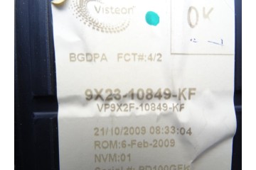 Cuadro instrumentos, Jaguar Xf 3.0 V6 Diesel Luxury 2012, 9X2310849KF