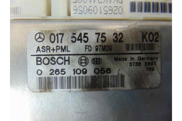 Centralita asr, Mercedes-benz Clase e (Bm 210) Berlina 300 Diesel (210.020) 1998, 0175457532
