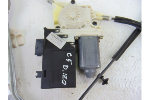 Elevalunas delantero izquierdo, Citroen C5 Berlina 2.0 HDI SX 2002, 9632531880 usado 7