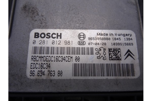 9663476380 CENTRALITA MOTOR UCE CITROEN C4 PICASSO