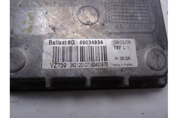 89034934 CENTRALITA FAROS XENON OPEL VECTRA C BERLINA