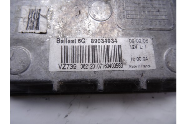 89034934 CENTRALITA FAROS XENON OPEL VECTRA C BERLINA Cosmo 2006 89034934 209484 OPEL - 1