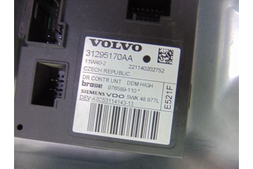 Elevalunas delantero izquierdo, Volvo V50 Familiar D4 Kinetic 2011, 31295170AA