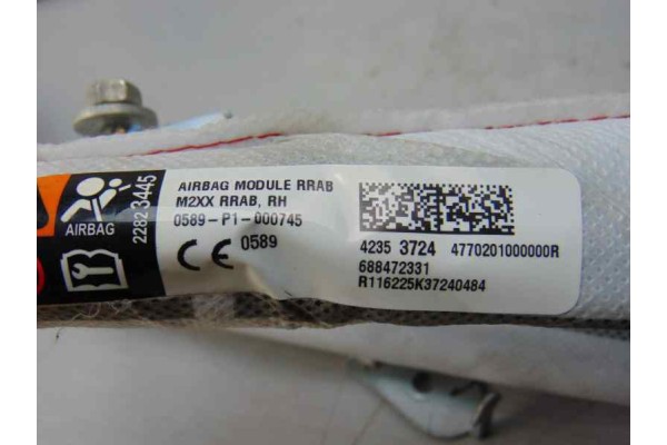 Airbag cortina delantero derecho, Opel Karl Selective 2017, 42353724 usado 7