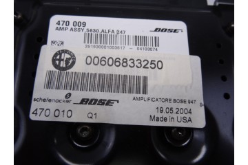 00606833250 MODULO ELECTRONICO ALFA ROMEO GT (125) 2.0 JTS 16V Progression 2004 00606833250 209535 ALFA ROMEO - 2