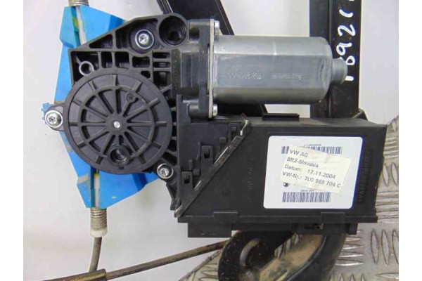 Elevalunas trasero derecho, Volkswagen Touareg (7LA) Tdi V6 2004, 7L0959704C