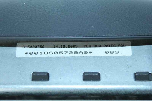 Kit airbag, Volkswagen Touareg (7LA) Tdi V6 2006