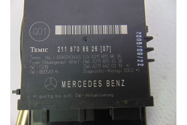 Motor cierre centralizado porton, Mercedes-benz Clase e (Bm 211) Familiar 280 T CDI 4-Matic (211.284) 2006, A2118000065 usado 7