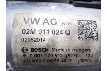 02M911024Q  MOTOR ARRANQUE VOLKSWAGEN POLO V (6C1) Comfortline 2014 02M911024Q 211238 VOLKSWAGEN - 1