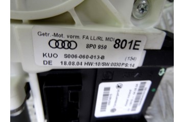 8P0959801E  ELEVALUNAS DELANTERO IZQUIERDO AUDI A3 SPORTBACK (8PA) 2.0 TDI Ambiente 2004 8P0959801E 210427 AUDI - 3