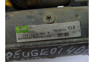 Motor arranque, Peugeot 407 ST Confort 2006, 9662854080