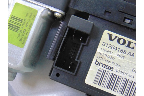 Elevalunas trasero izquierdo, Volvo V50 Familiar D4 Kinetic 2011, 31264188AA