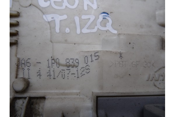 1P0839015  CERRADURA PUERTA TRASERA IZQUIERDA SEAT LEON (1P1) Comfort Limited 2007 1P0839015 209887 SEAT - 2