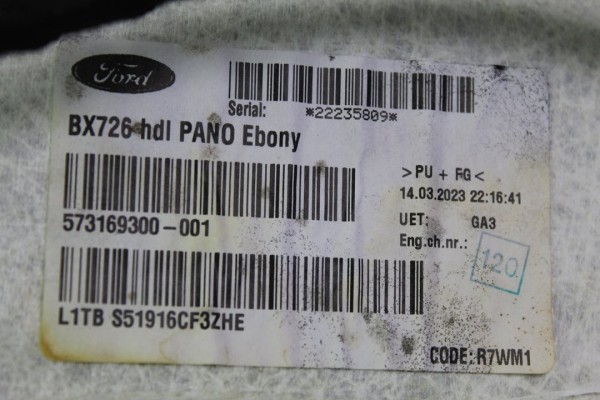 Techo interior, Ford Puma ST-Line 2023