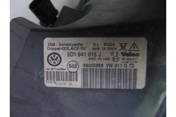 Faro izquierdo, Volkswagen Phaeton (3D3/3D7) TDI V6 4Motion (5 asientos) 2007, 3D1941015J