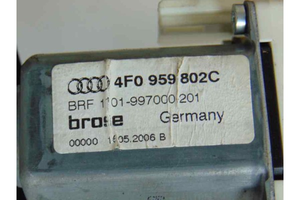 Elevalunas trasero derecho, Audi A6 Avant (4F5) 2.7 TDI 2005, 4F0839462A usado 8