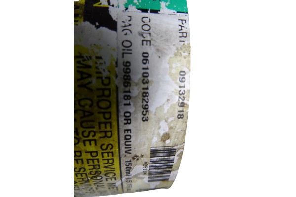 09132918  COMPRESOR AIRE ACONDICIONADO OPEL CORSA C Club 2001 09132918 210786 OPEL - 2