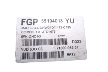 55194018 CENTRALITA MOTOR UCE OPEL COMBO (CORSA C)