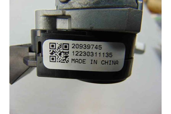 Antirrobo / llave contacto, Chevrolet Aveo Hatchback Lt 2012, 20939745