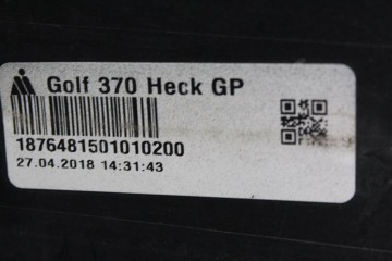 Paragolpes trasero, Volkswagen Golf Vii Berlina (BQ1/BE2) Advance 2018