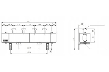 MULTIFUNCTIONAL SPLITTER ProFusion HSM 125 2 WITHOUT HYDRAULIC CLUTCH Catalog number of the original MERCEDES BENZ 4571303615 ME