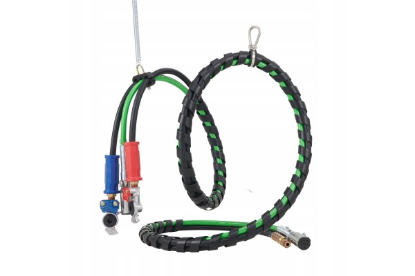 Air hoses for truck 4 57 m 3in1 with ABS 7 pin mounting kit