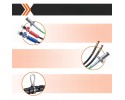 Air hoses for truck 4 57 m 3in1 with ABS 7 pin mounting kit Part manufacturer Vevor