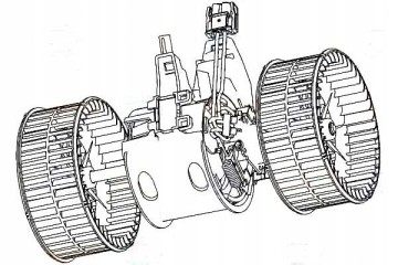 BLOWER ENGINE BMW 5 E60 03 6 E60 04 BEHR HELLA COLLISION Assistant 34 Part manufacturer Behr Hella Service