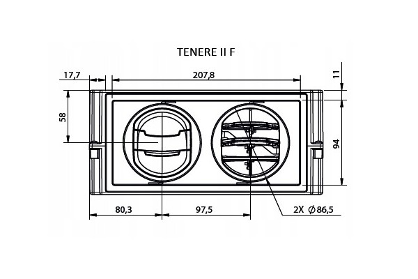 Tenere II F 12V 3kW Water Heater Part manufacturer Siroco