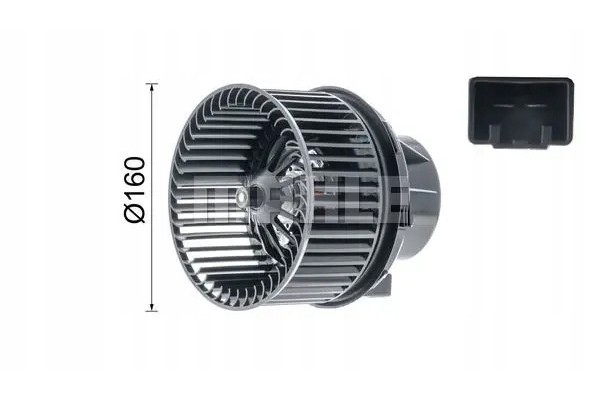 BLOWER AIR SUPPLY FAN AB 241 000P MAHLE Catalog number of the original FORD 1 696 006 FORD AV6N18456AA