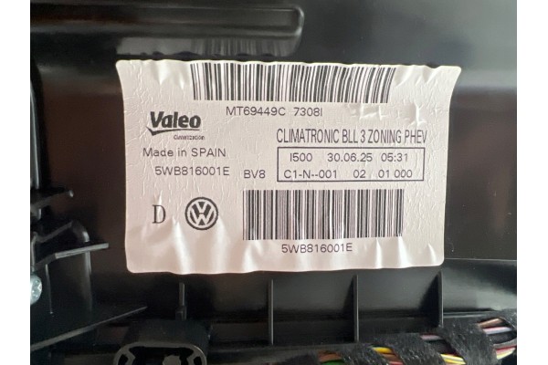 Heater blower fan Cupra Formentor 5WB816001E New Original Quality of parts according to GVO O original with manufacturer s logo 