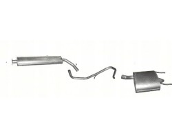 Silencers set pipe Opel Insignia capacity 1 6 1 8 covers