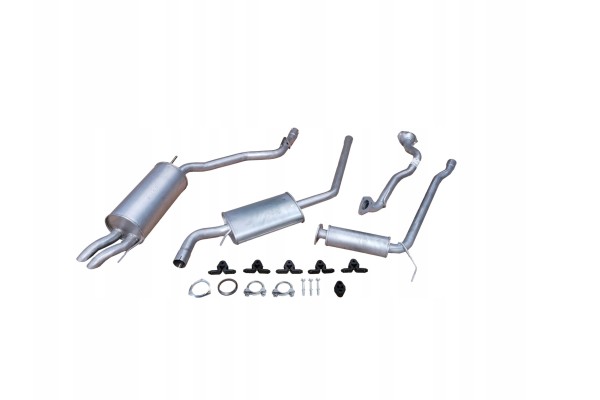 VW T4 TRANSPORTER 1 9 TDi 1996 2003 SET FINAL SILENCER MIDDLE EXHAUST PIPE