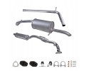 Silencers set Skoda Fabia VW Polo 9N3 Ibiza 1 2 Catalog number of the part ZEST 23 073E 23 082E 23 083E