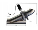 Electronic exhaust throttle 63mm with remote control Catalog number of the part IN PP EL YY25